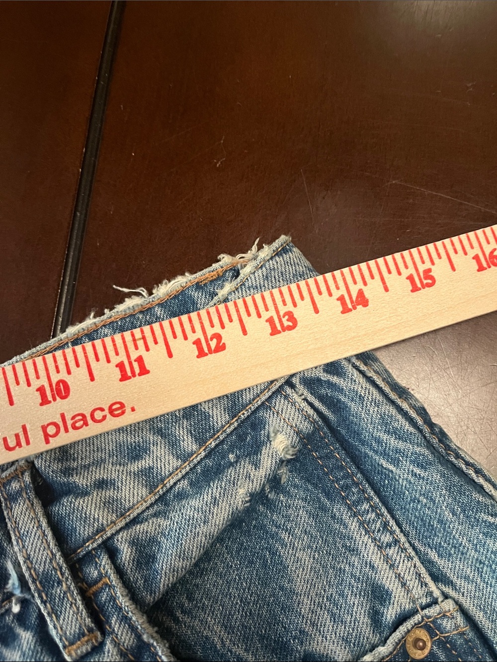 We The Free Light Blue good luck barrel jeans. With distressing  NWOT - Picture 7 of 12